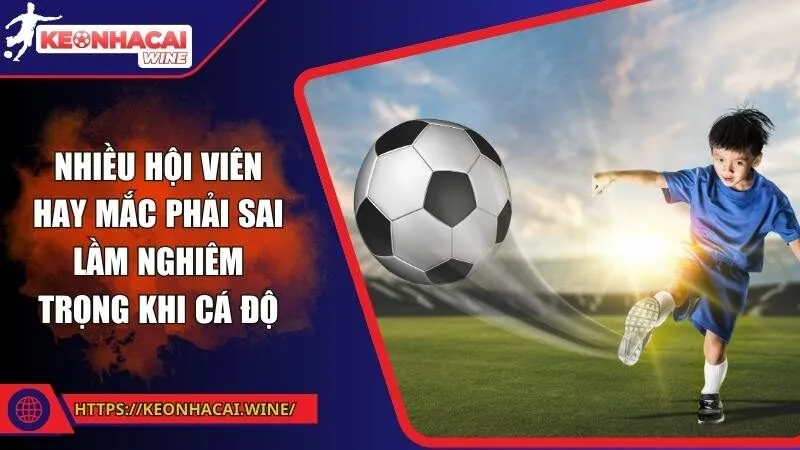 Nhiều hội viên hay mắc phải sai lầm nghiêm trọng khi cá độ